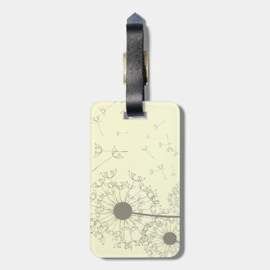 Lüster Gepäckanhänger (Rückseite vertikal)