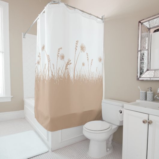 Lüster im Herbstfallgarten Duschvorhang (Beispiel)