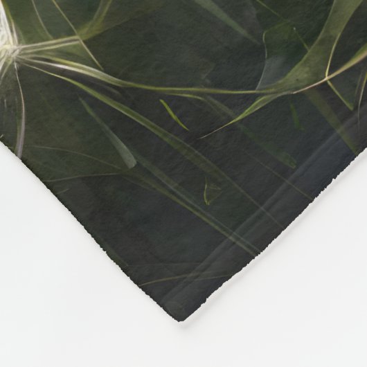 Lüster im Mondlicht Fleecedecke (Ecke)