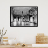 Lüster im Weißen Haus 1903 Poster (Küche)