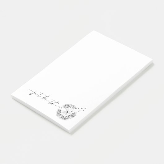 Lüster im Wind bläst - Atmen Sie einfach die Moder Post-it Klebezettel (angewinkelt)