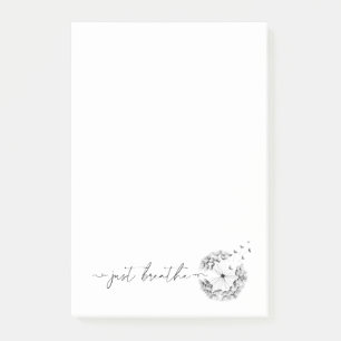 Lüster im Wind bläst - Atmen Sie einfach die Moder Post-it Klebezettel