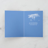 Lüster in Blasen danke Ihnen für den Freund Karte (Innenseite)