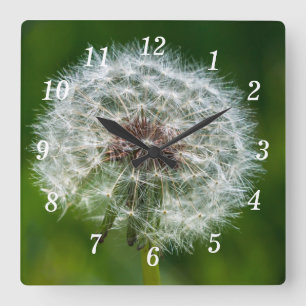 Lüster in der Lichtwall-Uhr Quadratische Wanduhr