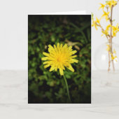 Lüster, Karte (Gelbe Blume)