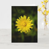 Lüster, Karte (Gelbe Blume)