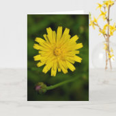 Lüster, Karte (Gelbe Blume)