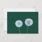 Lüster, Leuchter, grüne, weiße UAWG RSVP Karte (Rückseite)