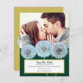 Lüster, Leuchter Uhren Foto Save the Date Einladung (Vorne/Hinten)