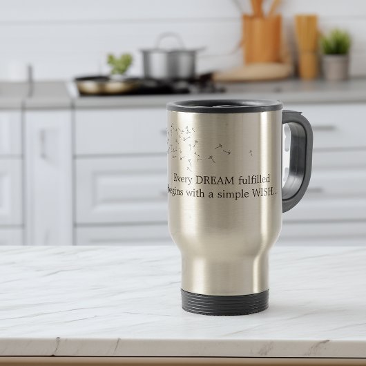 Lüster machen ein Wunschzitat Zweifarbige Tasse