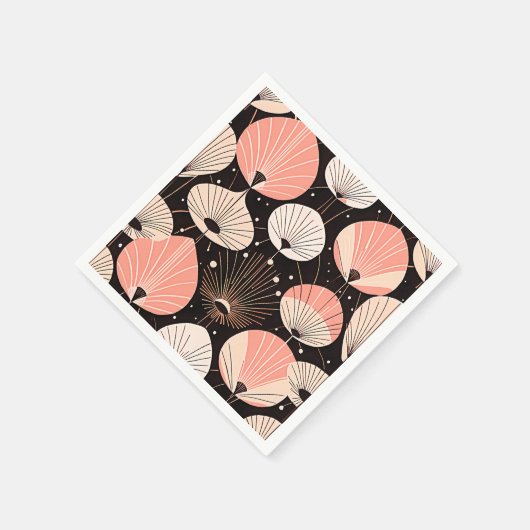 Lüster - Mitte des Jahrhunderts - Modernes Retro-D Serviette (Ecke)