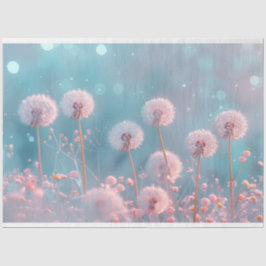 Lüster Pink Blue Decoupage Seidenpapier