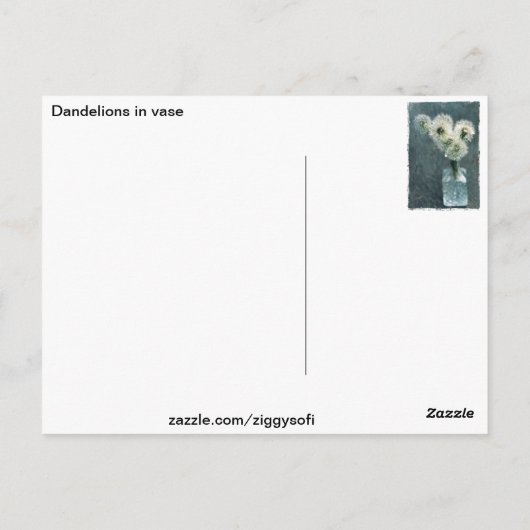 Lüster Postkarte (Rückseite)