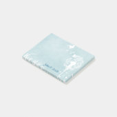 Lüster, Schmetterlinge und blaue Himmel Post-it Klebezettel (angewinkelt)