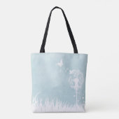 Lüster, Schmetterlinge und blaue Himmel Tasche (Rückseite)