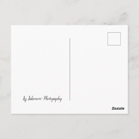 Lüster und Schatten Postkarte (Rückseite)