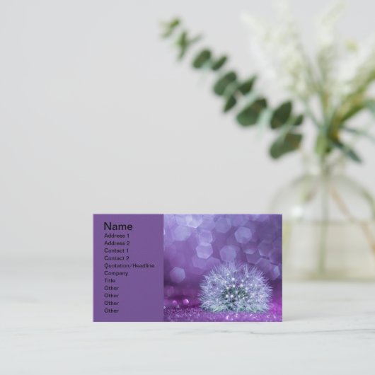 Lüster Visitenkarte (Stehend Vorderseite)