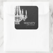 Lüsterkleber Quadratischer Aufkleber (Tasche)