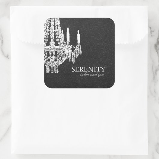 Lüsterkleber Quadratischer Aufkleber (Tasche)