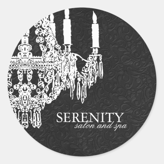 Lüsterkleber Runder Aufkleber (Vorderseite)