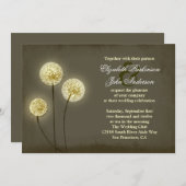 Lüstern mit leuchtendem Licht - Einladung (Vorne/Hinten)