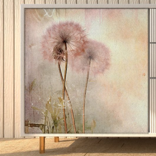 Lüsterne im Nachmittagsdekoupage Seidenpapier