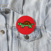 Lustiege Schildkröte Button (Beispiel)