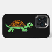 Lustiege Schildkröte iPhone Hülle (Rückseite (Horizontal))