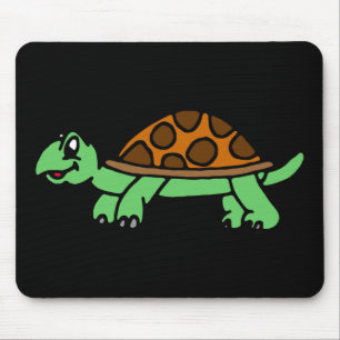 Lustiege Schildkröte Mousepad