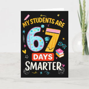 Lustig67 Meme Meine Schüler sind 67 Tage schlauer Karte
