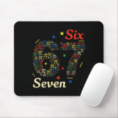 Lustig 3.14 67 6 7 Meme-Design süß Mathe-Nerd Gen  Mousepad (Mit Mouse)