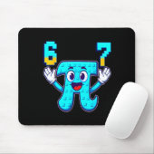 Lustig 3.14 6 7 Meme Mathe Nerd GenZ Gehirnfaul It Mousepad (Mit Mouse)