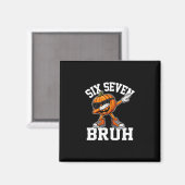 Lustig 67 Bruh Halloween Sechs Sieben Meme Brainro Magnet (Vorderseite/Rückseite)