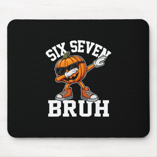 Lustig 67 Bruh Halloween Sechs Sieben Meme Brainro Mousepad (Vorne)