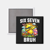 Lustig 67 bruh Ostern dabbing Mädchen Meme sechs s Magnet (Vorderseite/Rückseite)