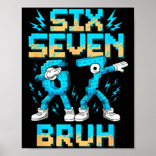 Lustig 67 Dab Six Seven Burh Weihnachten 6 7 Dabbi Poster