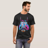 Lustig 67 Fußball Eis Drip 67Th T-Shirt (Vorne ganz)