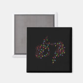 Lustig 67 Hand Sechs Sieben Meme Brainrot Weihnach Magnet (Vorderseite/Rückseite)