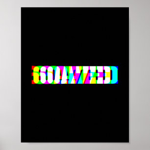 Lustig 67 Meme 6oa7ed Glitch Art Retro Slang Goate Poster