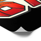 Lustig 67 Meme Basketball Eis Drip Six Seven Poster (Ecke)