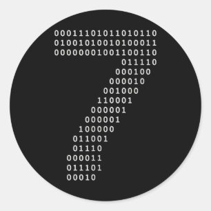 Lustig 67 Meme Binärcode Tech Geek Digital Six Se Runder Aufkleber