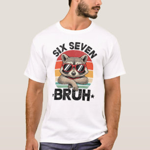 Lustig 67 Meme Jungen Kinder 6 7 Sechs Sieben Bruh T-Shirt