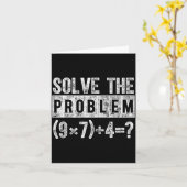 Lustig 67 Meme Pemdas Grundschul-Mathe-Lehrer-Gehi Karte (Gelbe Blume)