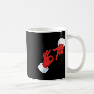 Lustig 67 Meme Santa Hände Geste Six Seven Slang Kaffeetasse