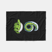 Lustig 67 Meme Sechs Sieben Gruselige Monster Händ Fleecedecke (Vorderseite (Horizontal))