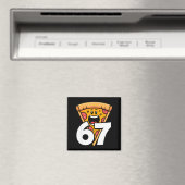 Lustig 67 Meme Sechs Sieben Humor Essen Zza Magnet (In Situ (Geschirrspüler))