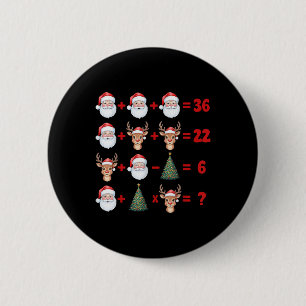 Lustig 67 Meme Weihnachten Mathelehrer Santa Sechs Button
