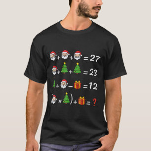 Lustig 67 Meme Weihnachten Mathelehrer Santa Sechs T-Shirt