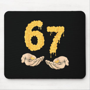 Lustig 67 Sechs Sieben Cheesy Mac &amp; Cheese 6 7 Mousepad