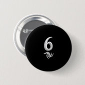 Lustig 67 Sechs Sieben Meme Paar passend Halloween Button (Vorne & Hinten)